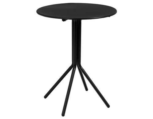 COCON Bistrotisch schwarz Metall, D: 57cm