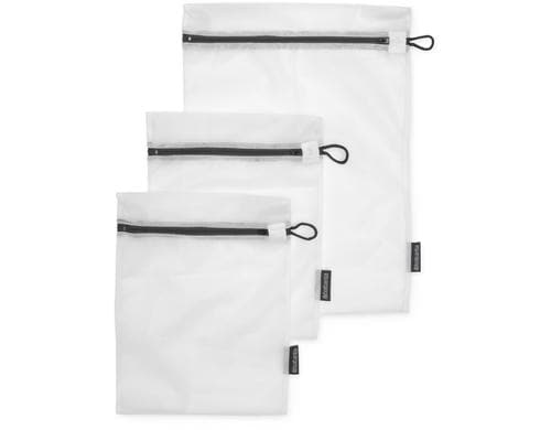 Brabantia Wäscheschutzbeutel 3er Set weiss 2 kleine Taschen, 1 grosse Tasche