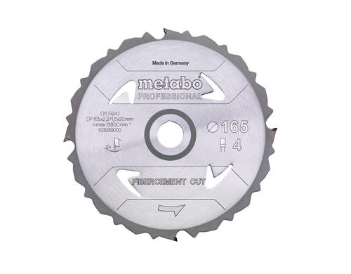 Metabo Kreissägeblatt Fibercement Cut Professional 165x20 mm Z 4