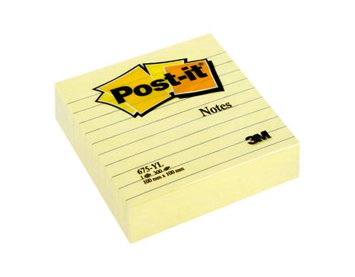 3M Post-it Haftnotiz 100 x 100 mm 1 Block à 300 Blatt, liniert