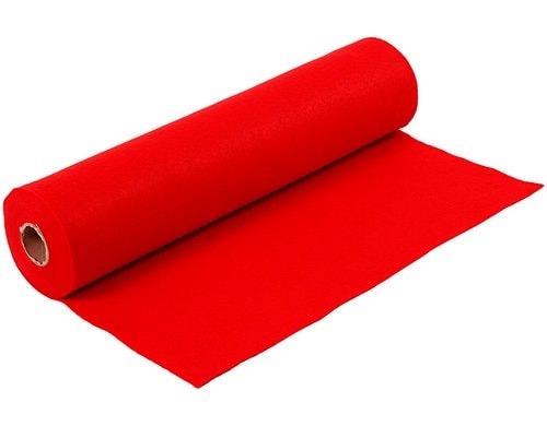 Creativ Company Bastelfilz 45 cm x 5 m, rot