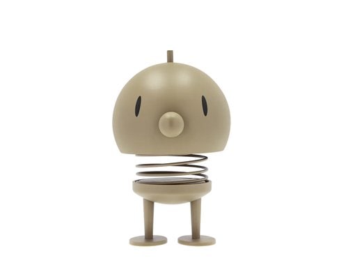 Hoptimist Speaker Bumle L, Soft Latte 10x18 cm, Aufladezeit 4.5 h, Stahl, ABS