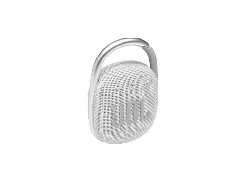 JBL CLIP 4, Bluetooth Speaker, Weiss Bluetooth, Wasserfest, 10h Akku