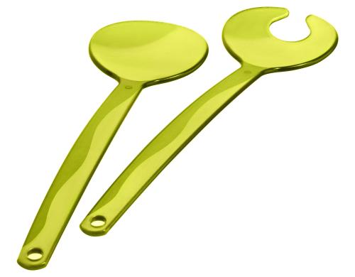 Rotho Salatbesteck Onda Lime hellgrün, 305x80x10 mm