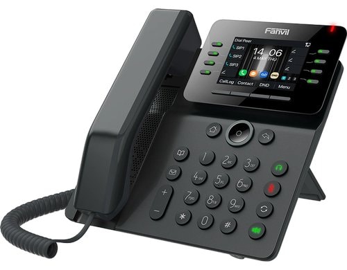 Fanvil V63 Essential Business Phone Schwarz SIP-Tischtelefon