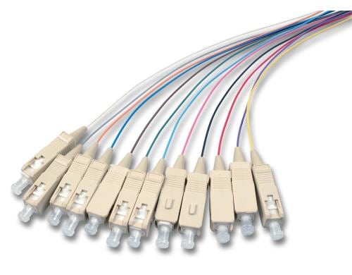 Lightwin Faserpigtail, SC, Multimode, 50/125µm, 2.0m, 12-er Set