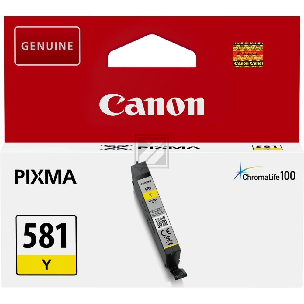 Canon Tinte CL-581 / PGI-580 yellow, 5,6 ml