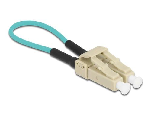 Delock LWL Loopback Adapter LC Multimode Farbe: Beige, OM3