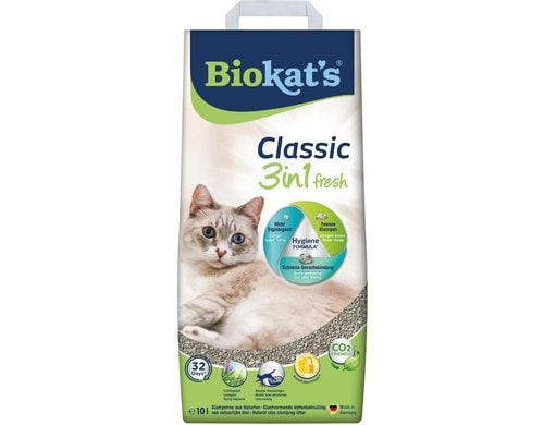 Biokat`s Classic 3in1 FRESH 10L klumpend