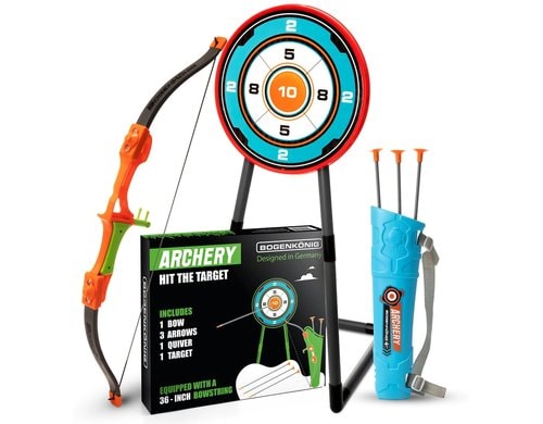 Bogenkönig Kinder Bogenschiessset Pfeil + Bogen / Pfeilbogen Set