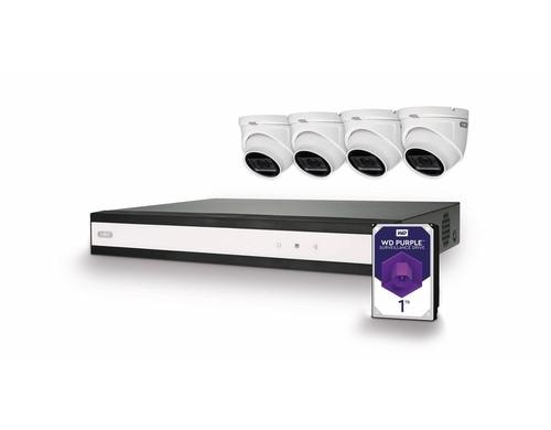 ABUS ABUS Komplett-Set TVVR33842D 4 analoge Mini-Dom-Kameras und Rekorder