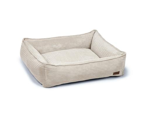 Designed by Lotte Liegebett Ribbed Hellgrau 80x70x22cm