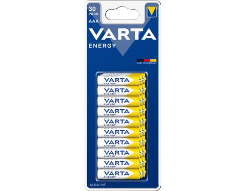 VARTA Energy Batterie AAA 30er Blister