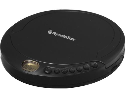 Roadstar PCD-498NMP Portable CD Player mit Antischock, Schwarz