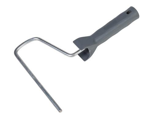 Farbrollerbügel KOMFORT 18 cm konisch geschliffen, Holzgriff lackiert