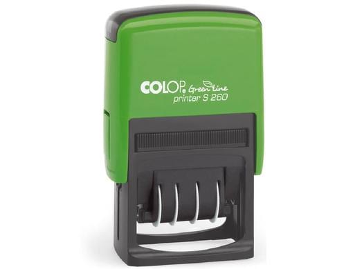 COLOP selbstfärbender Stempel Green Line 24x45mm, 2 Zeilen,4mm