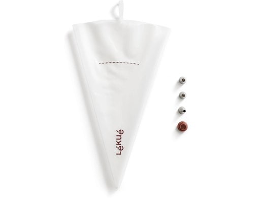 Lékué Spritzbeutel-Set mit 3 Düse Thermoplastische Polyurethane