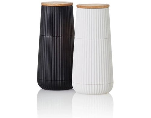 AdHoc Pfeffer- und Salzmühle Scape Set Black White