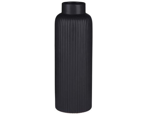 Arti Casa Vase Schwarz 10x28 cm (DxH)