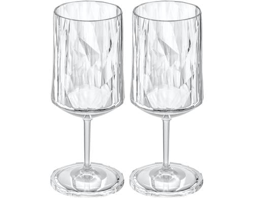 Koziol Superglas Rotwein 410ml 2er Set CLUB No. 4, Kunststoff, Nutzvol. 300ml