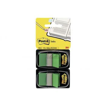 3M Post-it Index 680-GN2 grün 2 x 50 Streifen à 25.4 x 43.2 mm