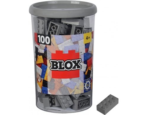 BLOX 100 graue 8er Steine in Dose