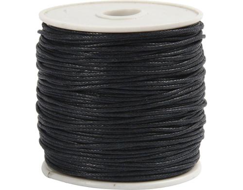 Creativ Company Baumwollband Stärke: 1 mm, schwarz, Länge: 40 m