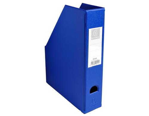 Exacompta Stehsammler A4  mit Griffloch PP, 7 cm, DIN A4, Farbe: Blau