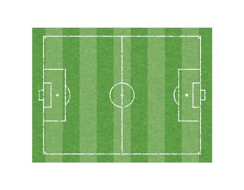 B+C Tischset Womens Football grün 30x40cm, 10 Stück