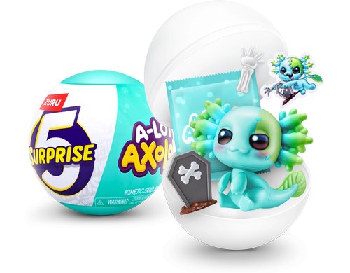 5 Surprise Axolotls Series 1 - Assortiert