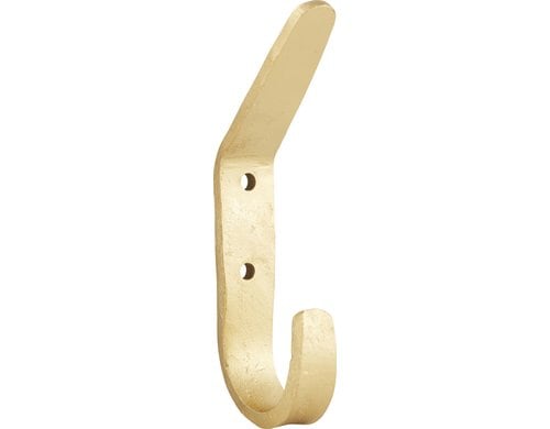 House Doctor Wandhaken Forged Länge: 12 cm, Eisen, Messing