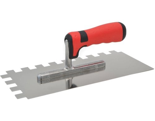 Glättekelle 15x15 gezahnt 280x130 mm