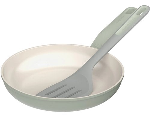 BergHOFF Bratpfannen-Set Leo Balance 2-tgl 24cm, sage, Antihaft, mit Wender