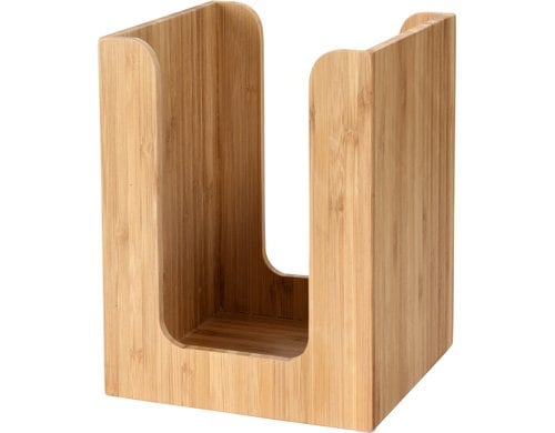 Duni Serviettenständer Bamboo 100 13x13cm, für ca. 100 Stk. Servietten