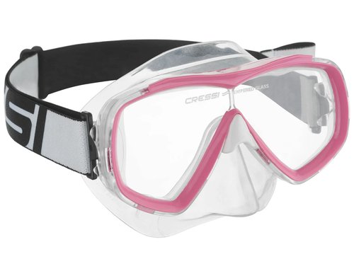 CRESSI ESTRELLA JR TXLE STRAP MASK CLEAR/PINK