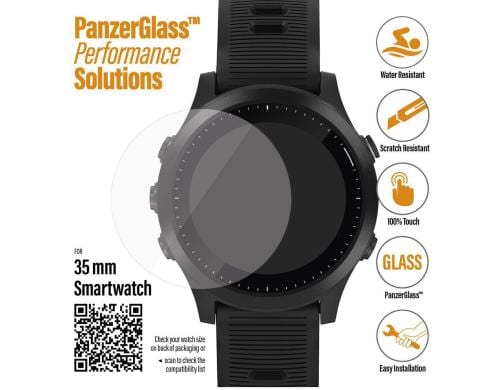 PanzerGlass Displayschutz 35mm Garmin Forerunner 245/245music/45
