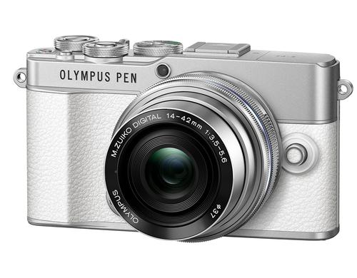 Olympus E-P7 14-42mm weiss/silber