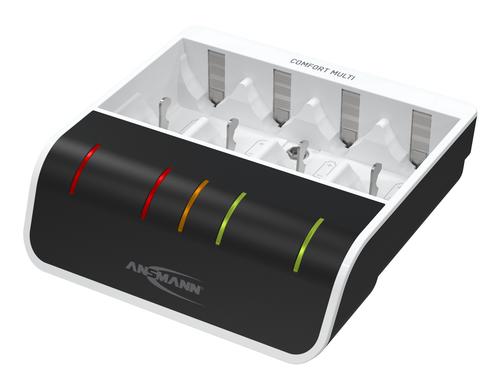 Ansmann Ladegerät Comfort Multi 5 V DC, 800 mA, 1-4 NiMH Akkus AAA/AA