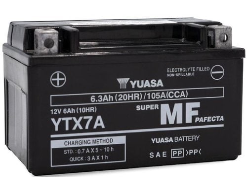 YUASA AGM 12V/6.3Ah/100A LxBxH: 150 // 87 // 93 // S:1