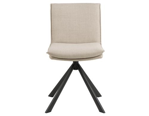 AC Design Esszimmerstuhl Flynn Stahl, 57x59x85 (WxDxH), Beige