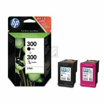 HP Combopack Nr. 300 - 4 Farben (CG846EE) je 4ml, Seitenkapazität: ~ 200 Seiten