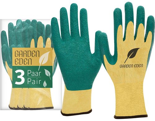 ACE Gartenhandschuhe 3 Paar Gr.M (8) Handschuhe, Arbeitshandschuhe