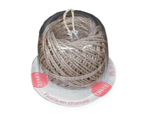 Bächi Cord Packschnur Becher Hanf 25 m