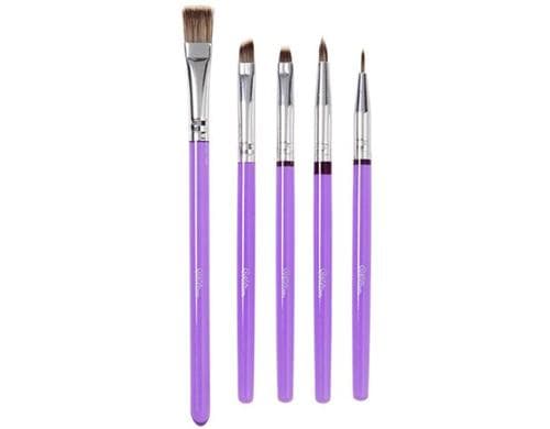 Dekoration von Kuchen, Fondant und Cookies 5 Pinsel