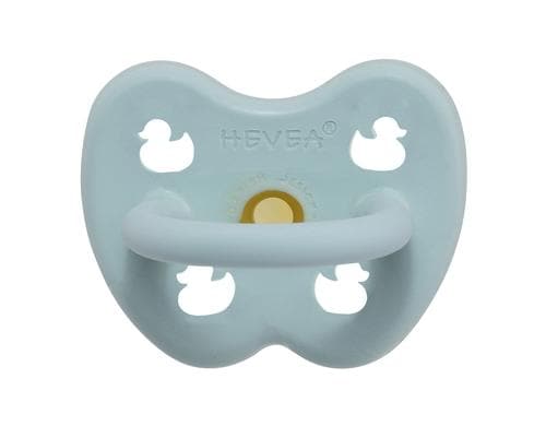 HEVEA Schnuller Duck Orthodontic Baby Blue / 0-3 Mt.