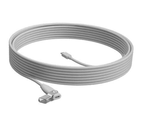Logitech Rally Mic Pod 10m Kabel Weiss