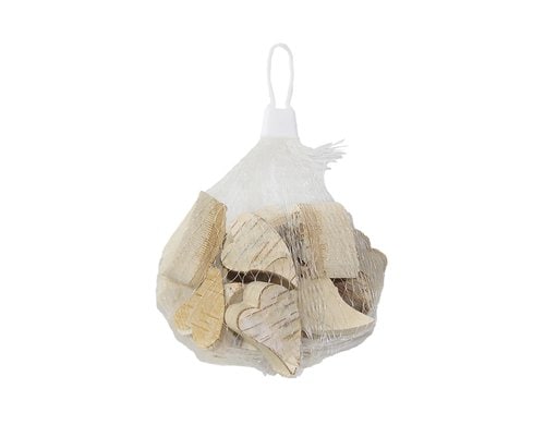 Chalet Streudeko Herzen aus Birke 10x10x7cm, 15 Stk, Birke, China