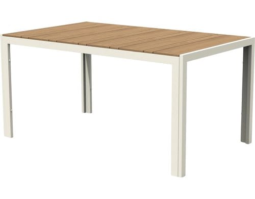 Gartentisch NOAH 150x90cm - Grau,Teak