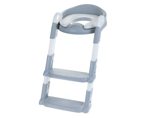 COCON Toilettentrainer grau-weiss