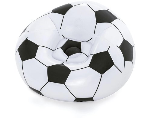 Bestway aufblasbarer Sessel Fussball 114x112x66 cm, inkl. Flickzeug